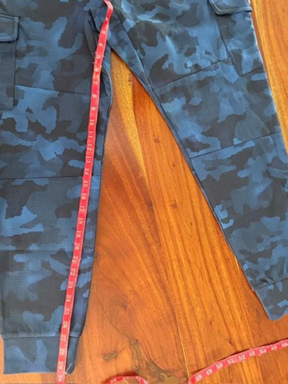 NWT XL SET Polo Ralph Lauren Blue Camo Double-Knit Cargo Bomber and Joggers VHTF - Picture 15 of 16